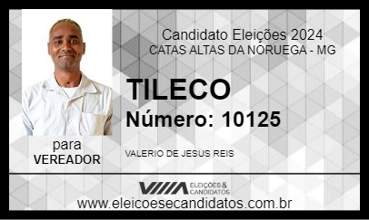 Candidato TILECO 2024 - CATAS ALTAS DA NORUEGA - Eleições