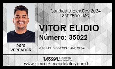 Candidato VITOR ELIDIO 2024 - SARZEDO - Eleições