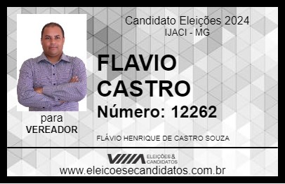 Candidato FLAVIO CASTRO 2024 - IJACI - Eleições