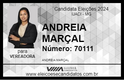 Candidato ANDREIA MARÇAL 2024 - IJACI - Eleições