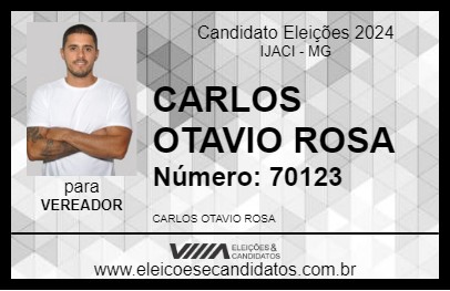 Candidato CARLOS OTAVIO ROSA 2024 - IJACI - Eleições