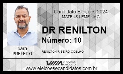 Candidato DR RENILTON 2024 - MATEUS LEME - Eleições