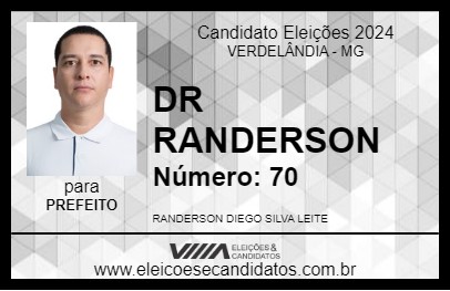 Candidato DR RANDERSON 2024 - VERDELÂNDIA - Eleições