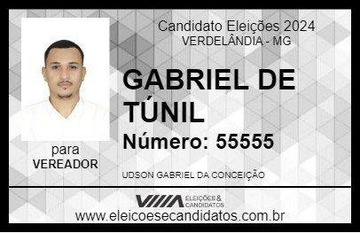 Candidato GABRIEL DE TÚNIL 2024 - VERDELÂNDIA - Eleições