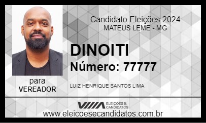 Candidato DINOITI 2024 - MATEUS LEME - Eleições