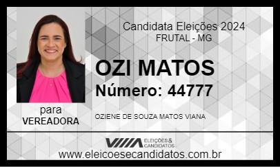 Candidato OZI MATOS 2024 - FRUTAL - Eleições