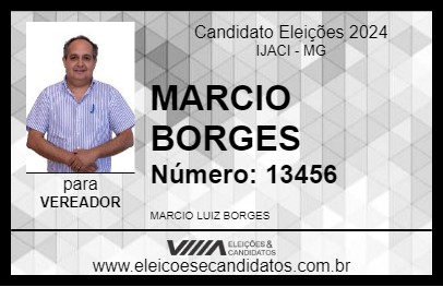 Candidato MARCIO BORGES 2024 - IJACI - Eleições