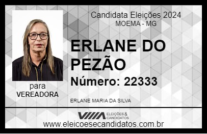 Candidato ERLANE DO PEZÃO 2024 - MOEMA - Eleições