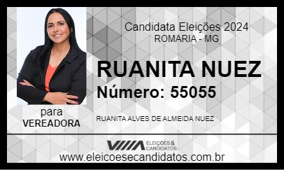 Candidato RUANITA NUEZ 2024 - ROMARIA - Eleições