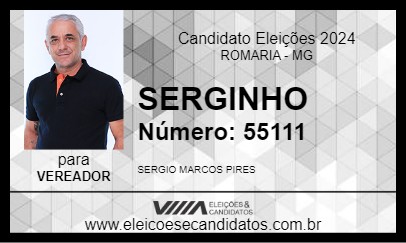 Candidato SERGINHO 2024 - ROMARIA - Eleições