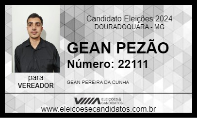 Candidato GEAN PEZÃO 2024 - DOURADOQUARA - Eleições