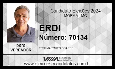 Candidato ERDI 2024 - MOEMA - Eleições