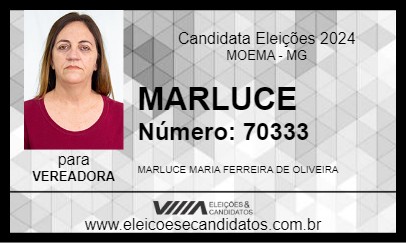 Candidato MARLUCE 2024 - MOEMA - Eleições