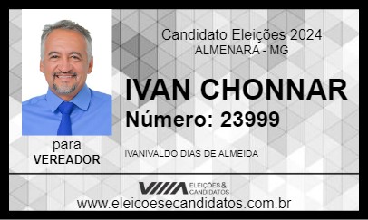 Candidato IVAN CHONNAR 2024 - ALMENARA - Eleições