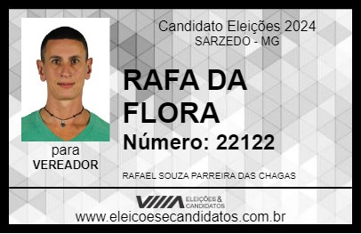 Candidato RAFA DA FLORA 2024 - SARZEDO - Eleições