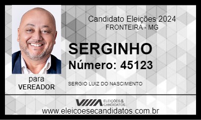 Candidato SERGINHO 2024 - FRONTEIRA - Eleições