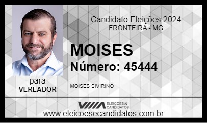 Candidato MOISES 2024 - FRONTEIRA - Eleições