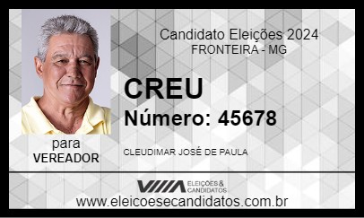 Candidato CREU 2024 - FRONTEIRA - Eleições