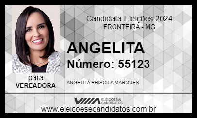 Candidato ANGELITA 2024 - FRONTEIRA - Eleições