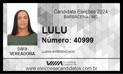 Candidato LULU 2024 - BARBACENA - Eleições