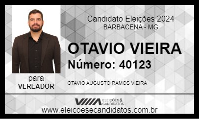 Candidato OTAVIO VIEIRA 2024 - BARBACENA - Eleições