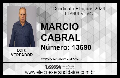 Candidato MARCIO CABRAL 2024 - PLANURA - Eleições