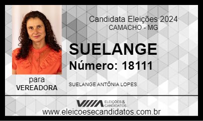 Candidato SUELANGE 2024 - CAMACHO - Eleições