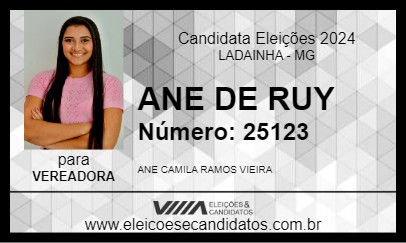 Candidato ANE DE RUY 2024 - LADAINHA - Eleições