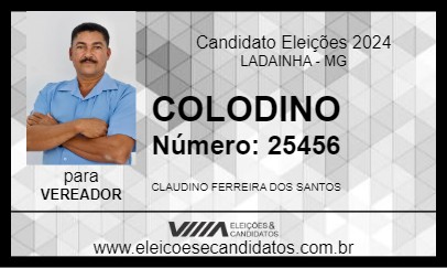 Candidato COLODINO  2024 - LADAINHA - Eleições