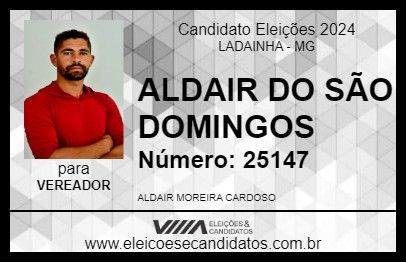 Candidato ALDAIR DO SÃO DOMINGOS 2024 - LADAINHA - Eleições