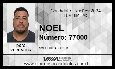 Candidato NOEL  2024 - ITUMIRIM - Eleições