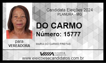 Candidato DO CARMO 2024 - PLANURA - Eleições