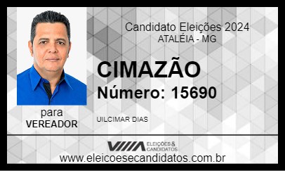 Candidato CIMAZÃO 2024 - ATALÉIA - Eleições