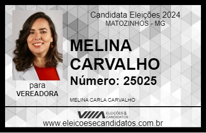 Candidato MELINA CARVALHO 2024 - MATOZINHOS - Eleições