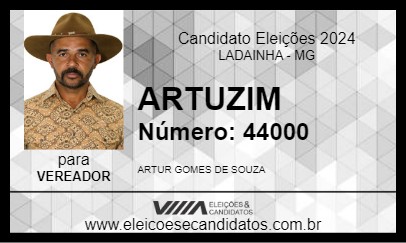 Candidato ARTUZIM 2024 - LADAINHA - Eleições