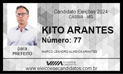 Candidato KITO ARANTES 2024 - CÁSSIA - Eleições