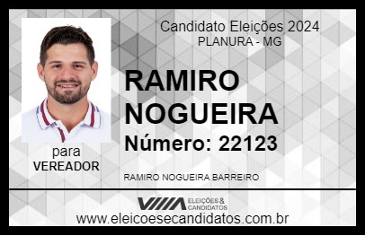 Candidato RAMIRO NOGUEIRA 2024 - PLANURA - Eleições