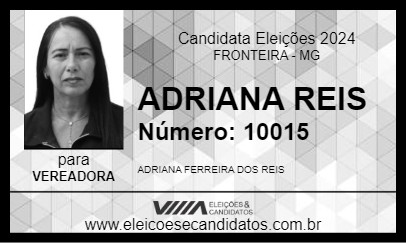 Candidato ADRIANA REIS 2024 - FRONTEIRA - Eleições