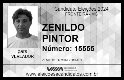 Candidato ZENILDO PINTOR 2024 - FRONTEIRA - Eleições