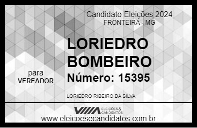 Candidato LORIEDRO BOMBEIRO 2024 - FRONTEIRA - Eleições