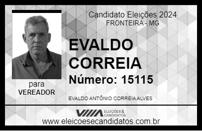 Candidato EVALDO CORREIA 2024 - FRONTEIRA - Eleições