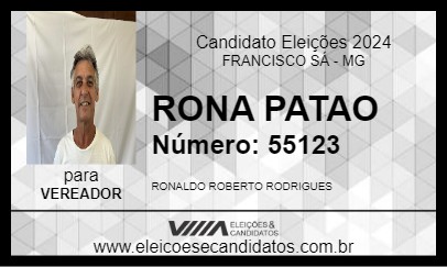 Candidato RONA PATAO 2024 - FRANCISCO SÁ - Eleições