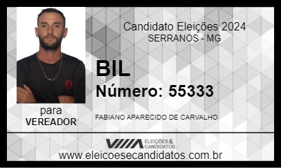 Candidato BIL 2024 - SERRANOS - Eleições