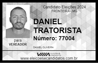 Candidato DANIEL TRATORISTA 2024 - FRONTEIRA - Eleições