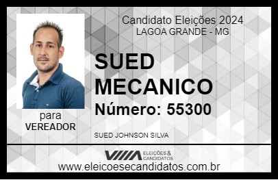 Candidato SUED MECANICO 2024 - LAGOA GRANDE - Eleições