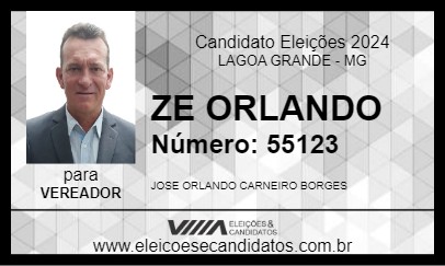 Candidato ZE ORLANDO 2024 - LAGOA GRANDE - Eleições