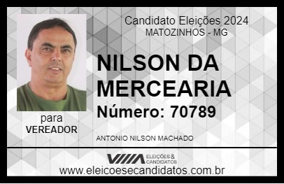 Candidato NILSON DA MERCEARIA 2024 - MATOZINHOS - Eleições