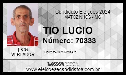 Candidato TIO LUCIO 2024 - MATOZINHOS - Eleições