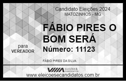 Candidato FÁBIO PIRES  O BOM SERÁ 2024 - MATOZINHOS - Eleições