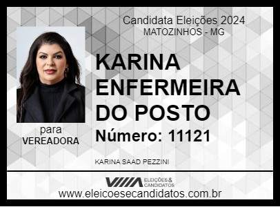 Candidato KARINA ENFERMEIRA DO POSTO 2024 - MATOZINHOS - Eleições